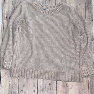 Orvis soft cream sweater. Size S